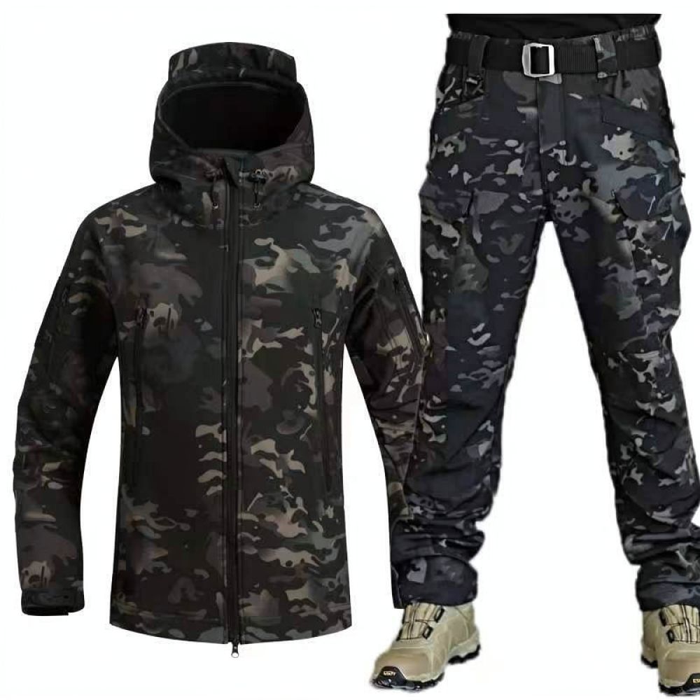 Winter Camouflage Softshell Su - Winter Clothing Hiking 评论和价格