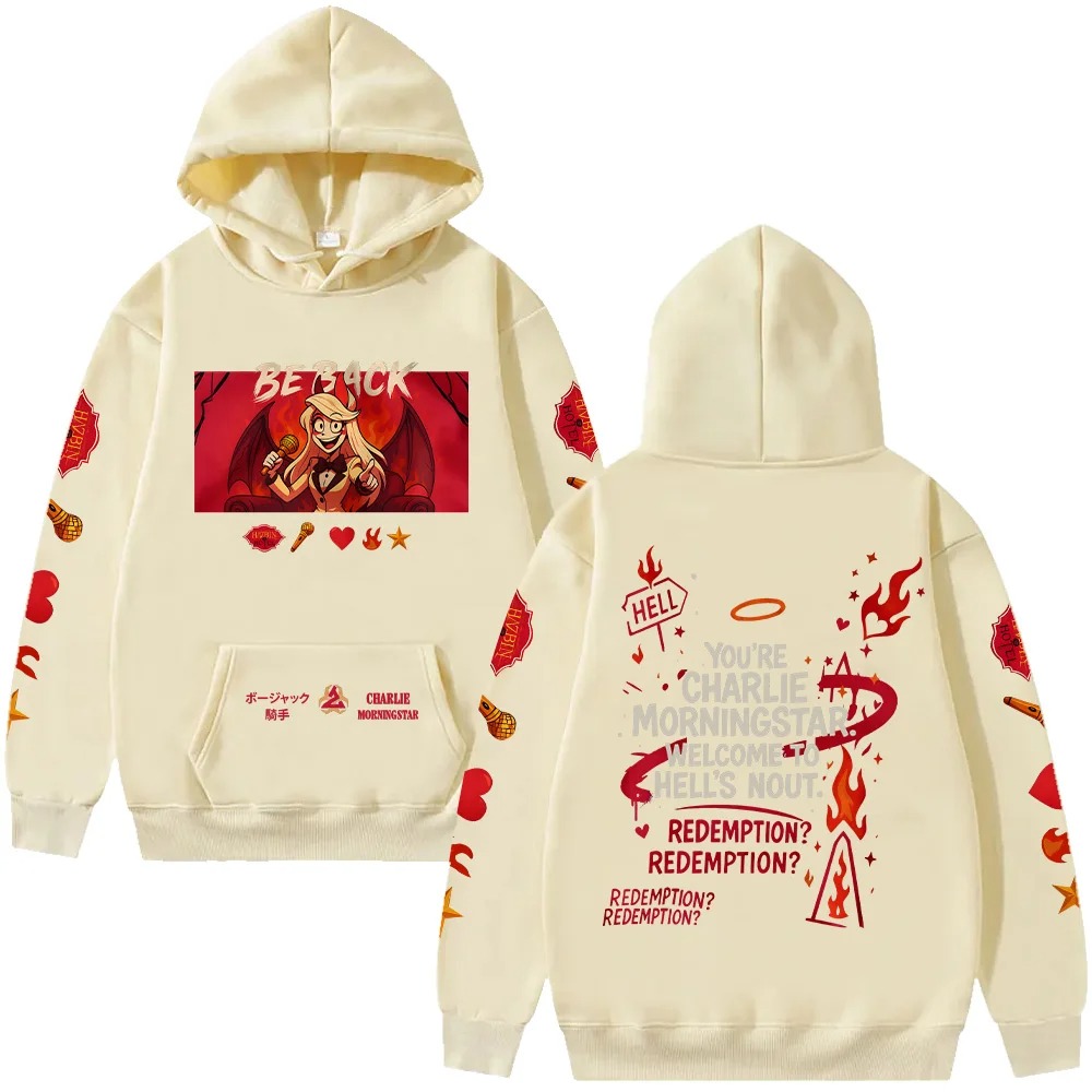 Hazbin Hotel Oversized Unisex  - Winter Clothing Gift Ideas 评论和价格