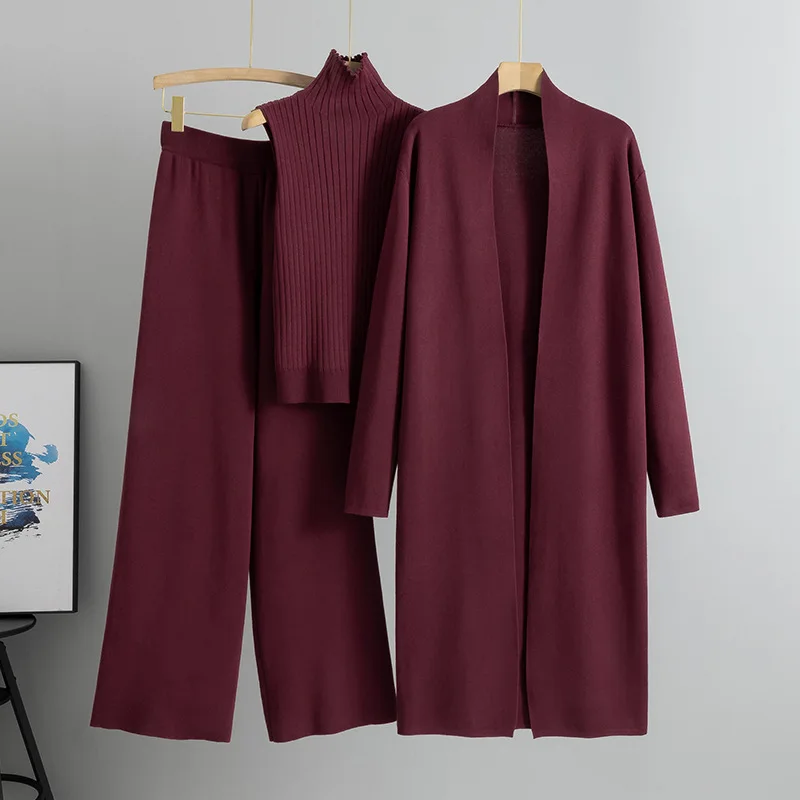 Autumn Winter 3 Piece Set Wome - Winter Clothing For Women 评论和价格