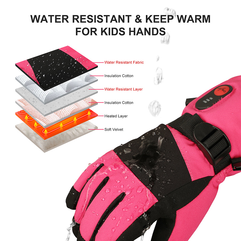 2026 Heated Gloves Kids Childr - Heated Gloves Electric 评论和价格