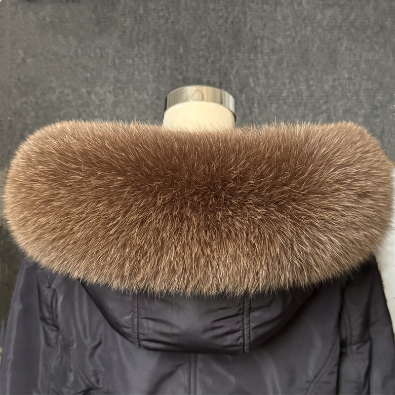 Real Fox Fur Collar Women Univ - Winter Clothing Pk 评论和价格