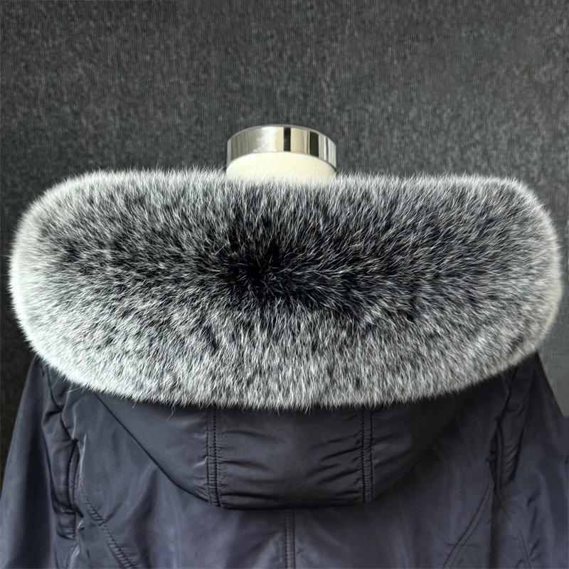 Real Fox Fur Collar Women Univ - Winter Clothing Pk 评论和价格