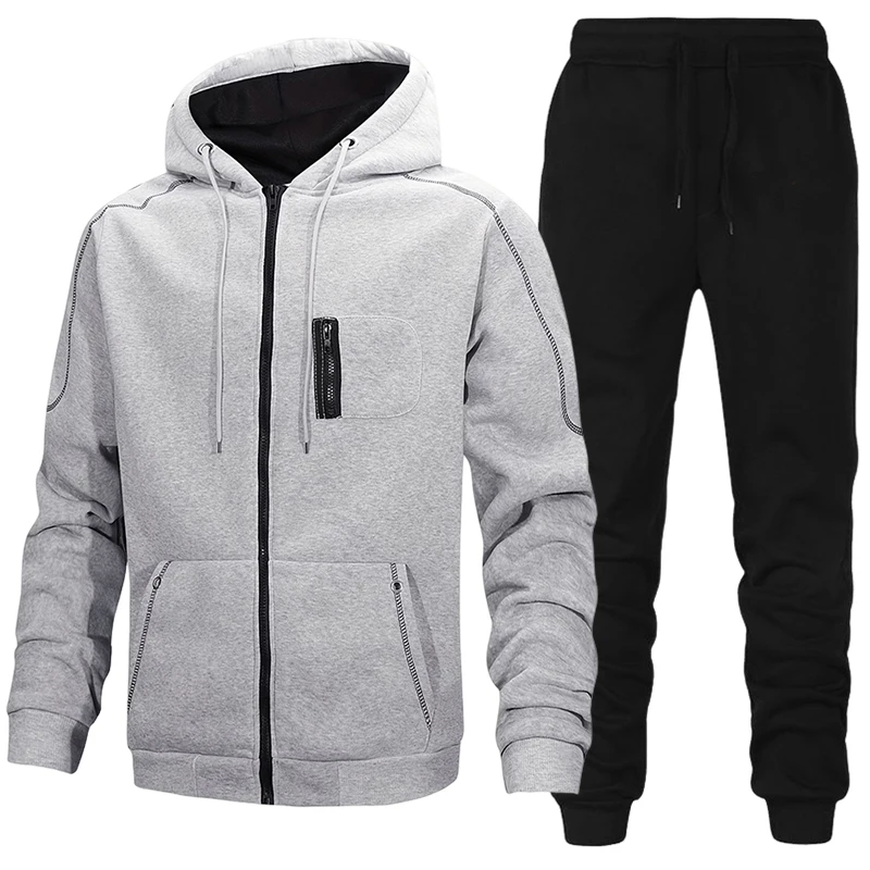 Fashion Men's Tracksuit Casual - Winter Clothing Pk 评论和价格