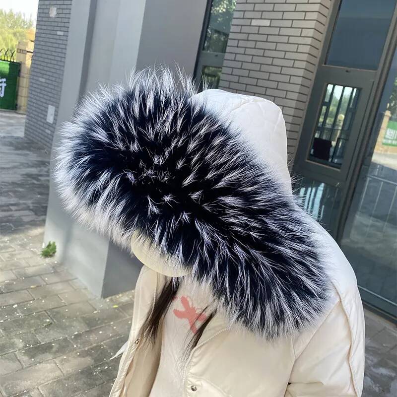 Raccoon Fur Collars For Jacket - Winter Clothing Pk 评论和价格