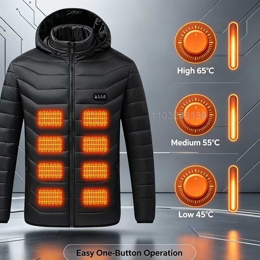 37 Areas Heated Jackets Men's  - Winter Clothing Hiking 评论和价格