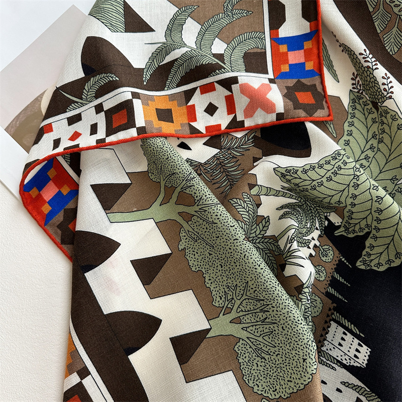 Wool Silk Scarf Women Cashmere - Winter Clothing Hong Kong 评论和价格