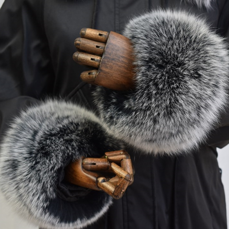Fox Fur Cuffs For Women Whole  - Winter Clothing Pk 评论和价格