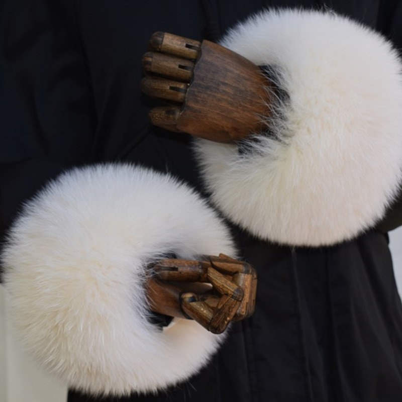 Fox Fur Cuffs For Women Whole  - Winter Clothing Pk 评论和价格