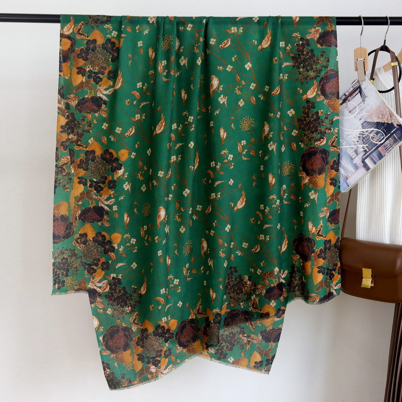 Long Green Cashmere Shawls Lux - Winter Clothing Hong Kong 评论和价格