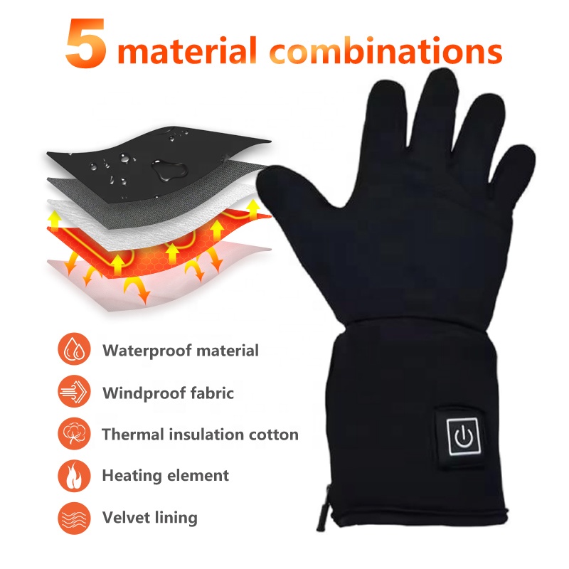 2026 Factory Wholesale Winter  - Heated Gloves Electric 评论和价格