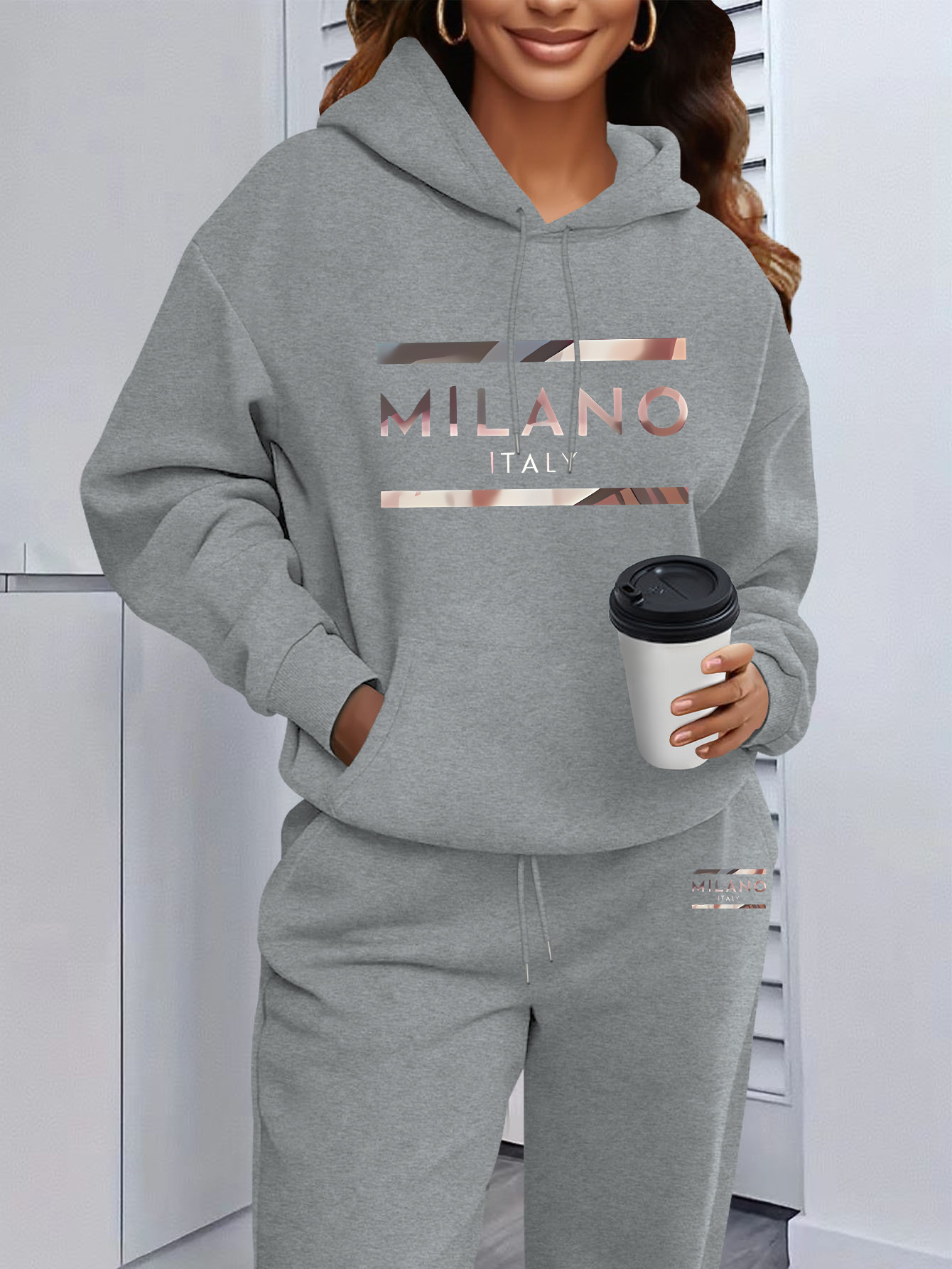 2026 Womens Print Hooded Sweat - Winter Clothing For Women 评论和价格
