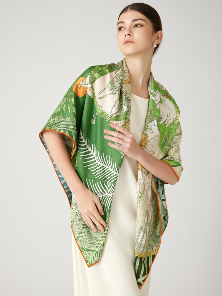 Double Faced Scarf Women Large - Winter Clothing Hong Kong 评论和价格