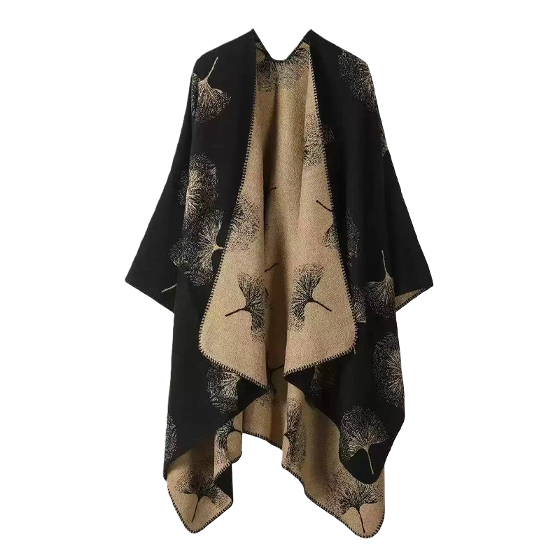 Printed Knitted Shawl for Wome - Winter Clothing Gift Ideas 评论和价格