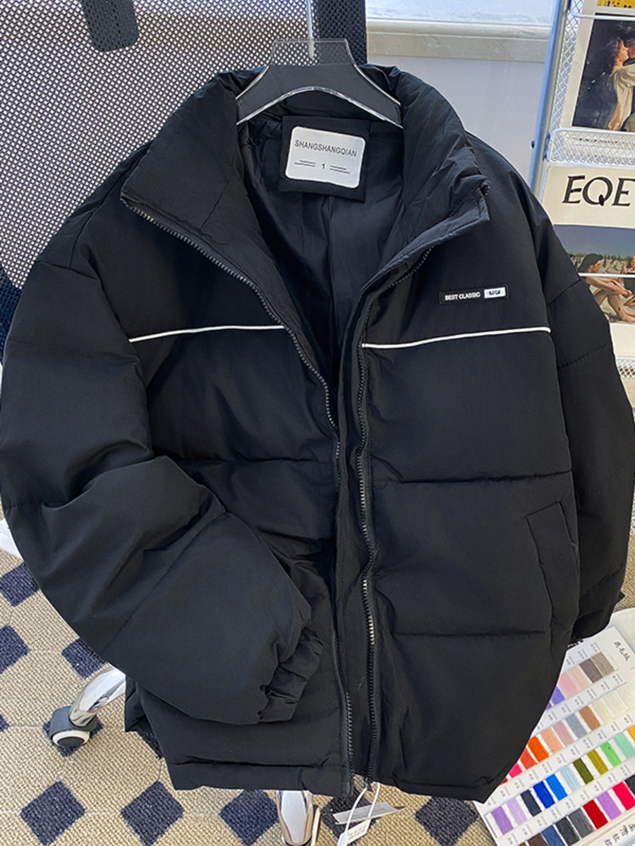 Retro Stand Up Collar Cotton P - Winter Clothing Hong Kong 评论和价格