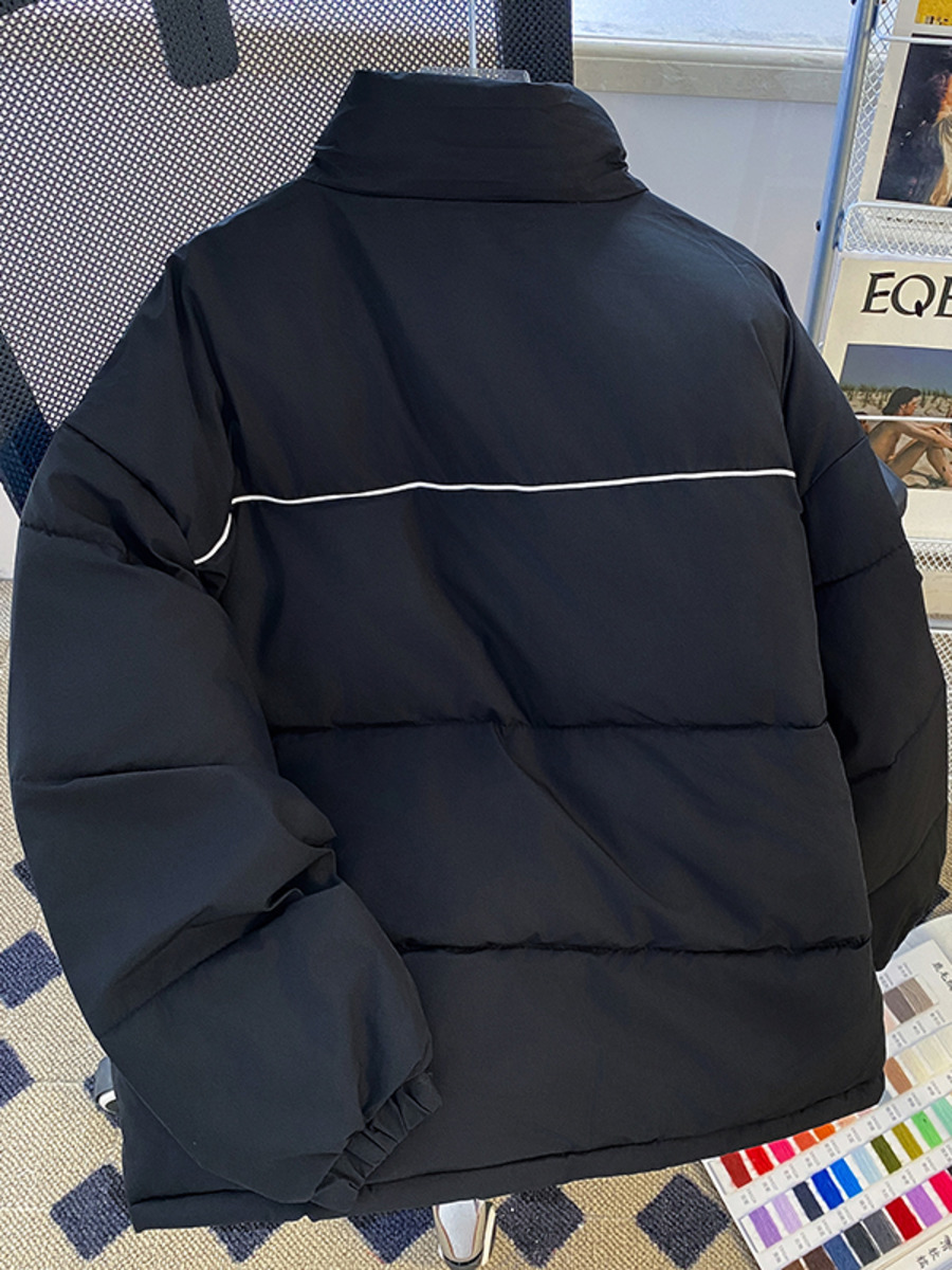 Retro Stand Up Collar Cotton P - Winter Clothing Hong Kong 评论和价格