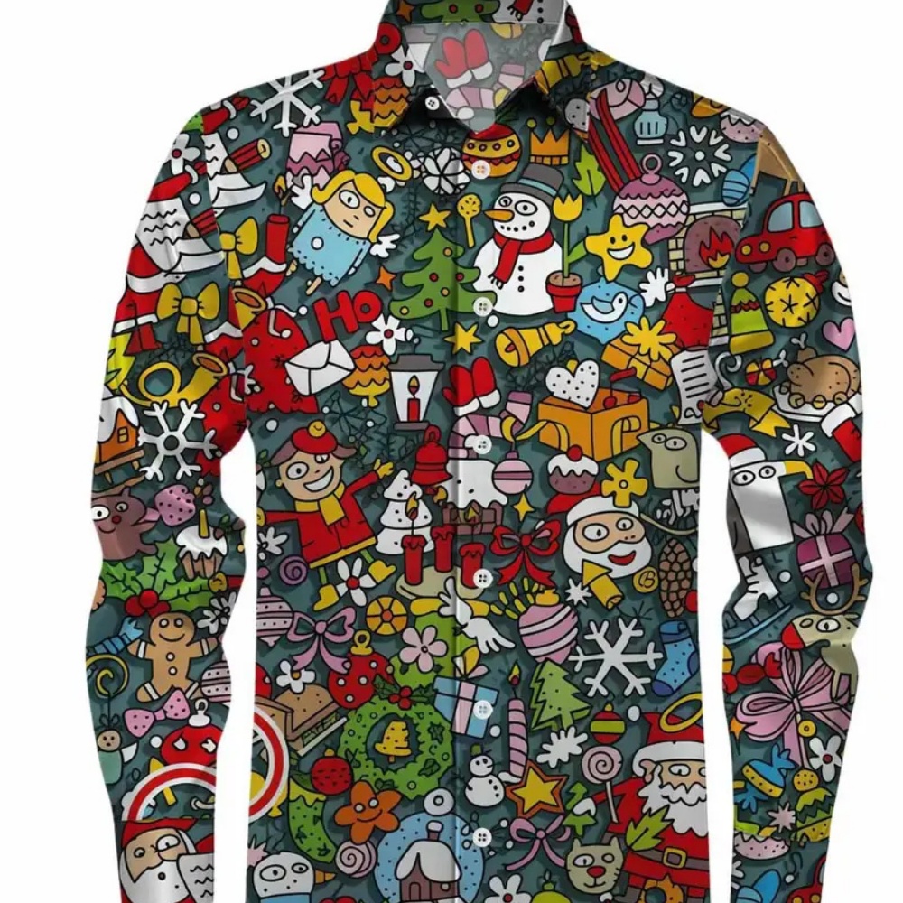 Men's Long-Sleeved Christmas P - Winter Clothing Gift Ideas 评论和价格