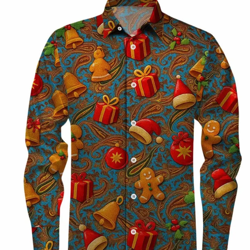 Men's Long-Sleeved Christmas P - Winter Clothing Gift Ideas 评论和价格