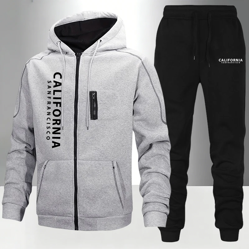 Men's Tracksuit Casual Hoodie  - Winter Clothing Pk 评论和价格