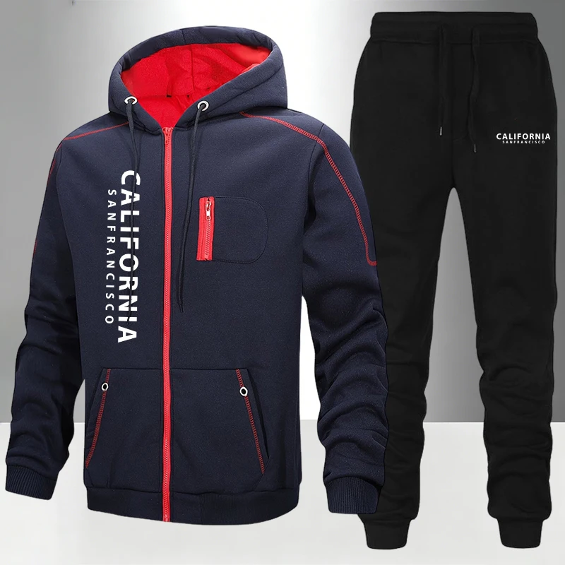 Men's Tracksuit Casual Hoodie  - Winter Clothing Pk 评论和价格