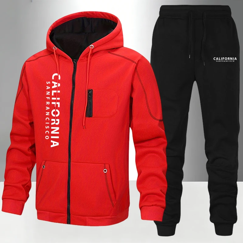 Men's Tracksuit Casual Hoodie  - Winter Clothing Pk 评论和价格