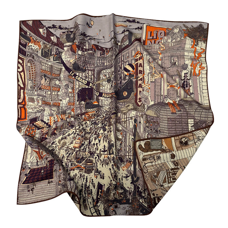 Two Faced Print Designer Scarf - Winter Clothing Hong Kong 评论和价格