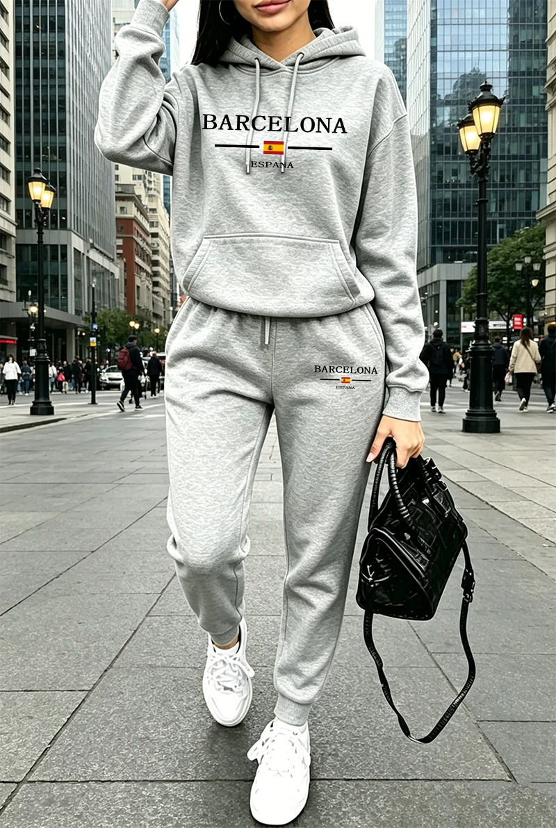 Fashion Womens Tracksuit Print - Winter Clothing For Women 评论和价格