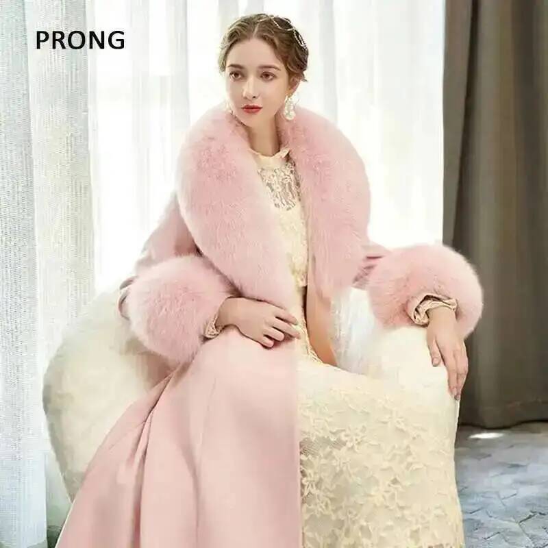 100% Real Fox Fur Collar Winte - Winter Clothing Pk 评论和价格