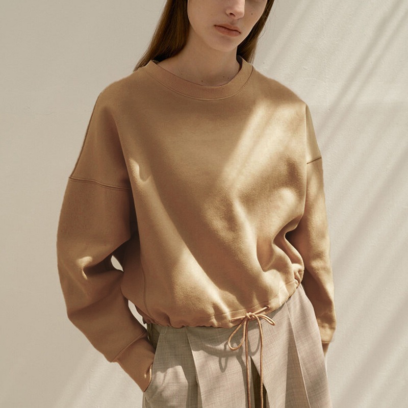 Women Loose Cropped Jacket Cas - Winter Clothing Drawing 评论和价格