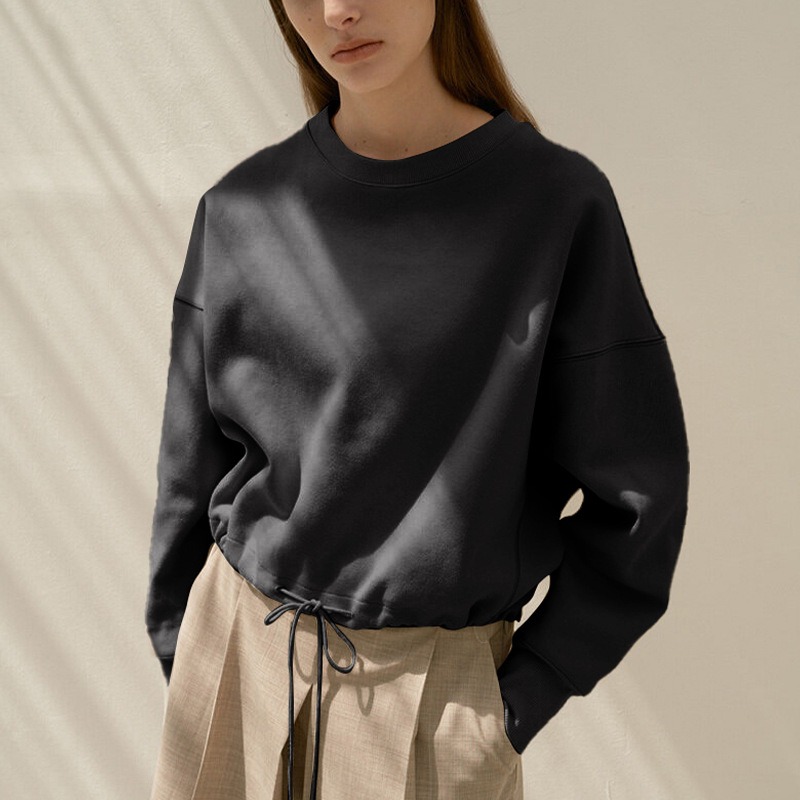 Women Loose Cropped Jacket Cas - Winter Clothing Drawing 评论和价格