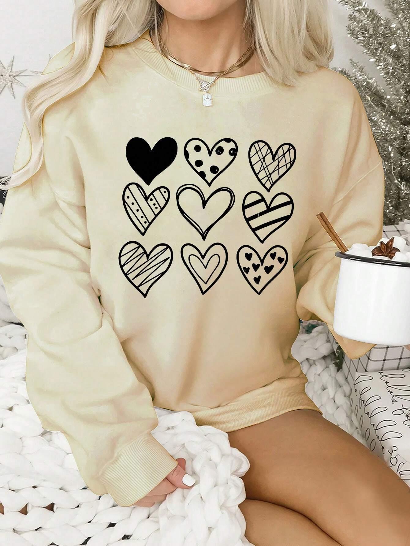 Simple Lines Heart Drawing Pri - Winter Clothing Drawing 评论和价格