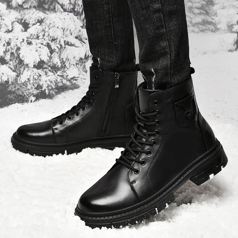 Winter Men's Genuine Leather B - Winter Clothing Hiking 评论和价格