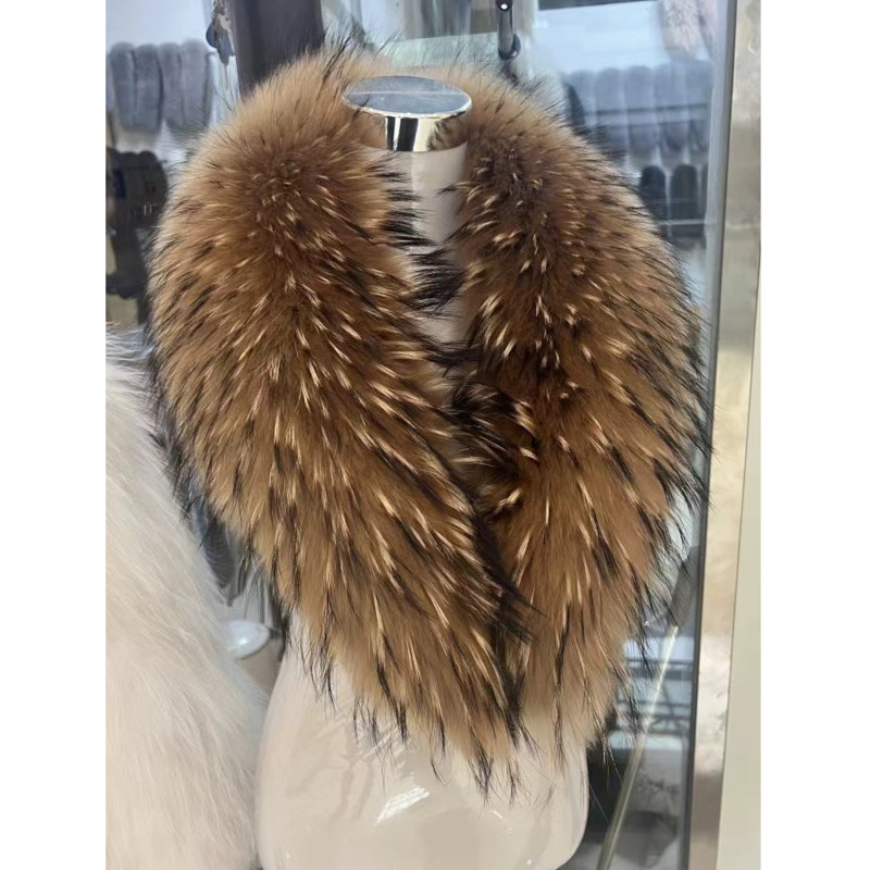 Raccoon Fur Collar Female Wint - Winter Clothing Pk 评论和价格