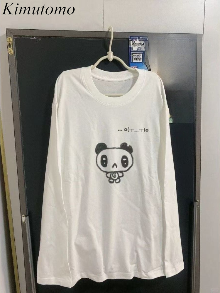 Kimutomo T Shirts Women Cartoo - Winter Clothing For Women 评论和价格